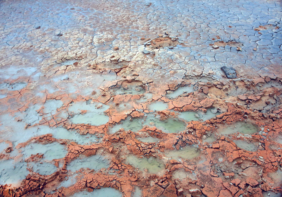 Texturas en Námafjall, Islandia